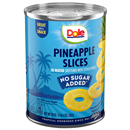 Dole Pineapple Slices, In Water, No Sugar Added