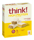 think Lemon Delight Protein Bars, 5-2.1 oz Bars