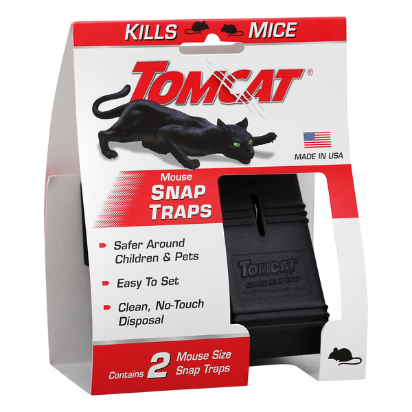 TOMCAT Mouse Snap Trap, Effectively Kills Mice for Clean, No-Touch  Disposal, 4 Traps VB00034 - The Home Depot