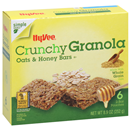 Hy-Vee Crunchy Oats & Honey Granola Bars 6Ct