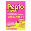 Pepto Bismol 5 Symptom Relief Chewable Tablets