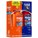 Vicks Kids DayQuil & NyQuil Cold & Cough, Berry, Ages 6+, Value Combo Pack, 2-8 fl oz