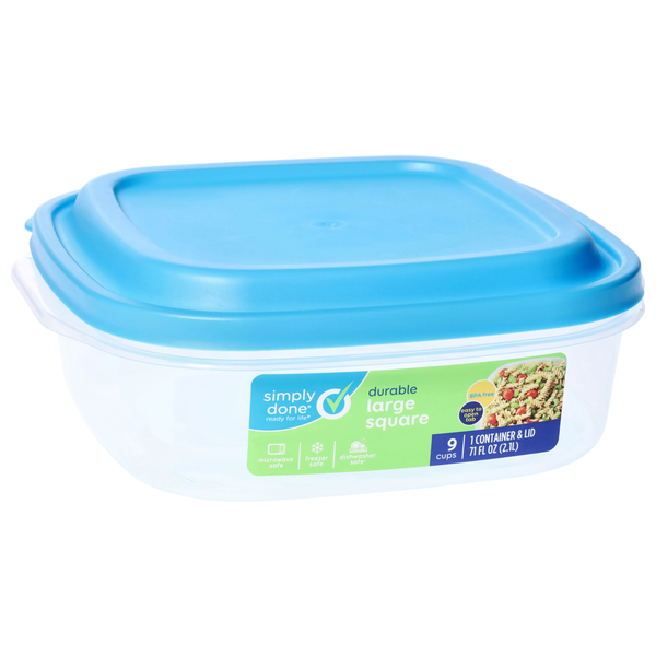 Rubbermaid Container + Lid, 9 Cups  Hy-Vee Aisles Online Grocery Shopping