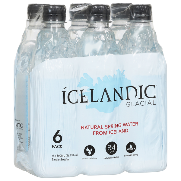 Ofus Spring Icelandic Glacial Natural Spring Water, 6 Pk | Hy-Vee Aisles Online ...