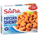 Seapak Popcorn Shrimp, Classic, Golden Crispy, Family Size