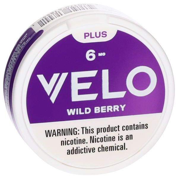 Velo Plus Nicotine Pouches, 6 Mg, Wild Berry, 20Ct | Hy-Vee Aisles