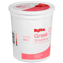Hy-Vee Strawberry Greek Strained Nonfat Yogurt