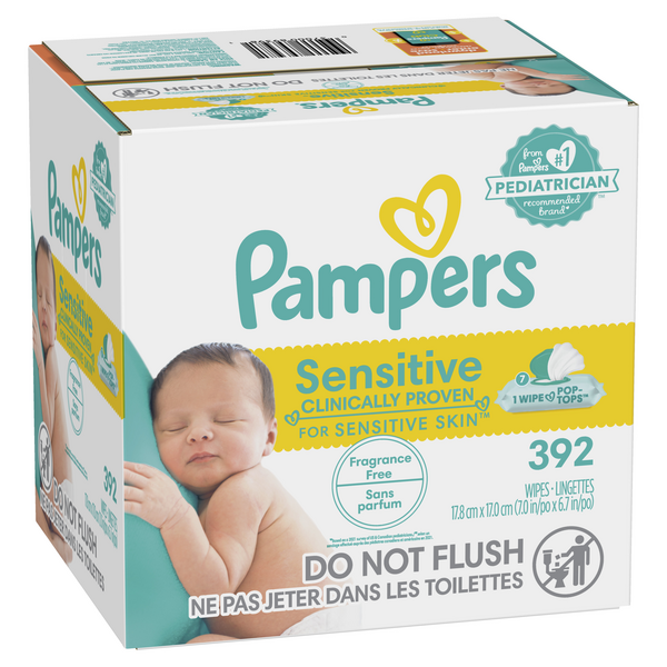 Handelsmerk Junior Onderwijs Pampers Sensitive Baby Wipes 7Pk | Hy-Vee Aisles Online Grocery Shopping