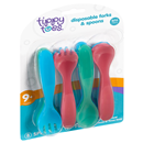 Tippy Toes Disposable Forks & Spoons