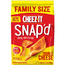 Cheez-It Snap'd Double Cheese Cheesy Baked Snacks Family Size