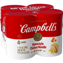 Campbell's Homestyle Chicken Noodle Soup, 4-10.5 oz