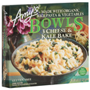 Amy's Bowls, 3 Cheese & Kale Bake