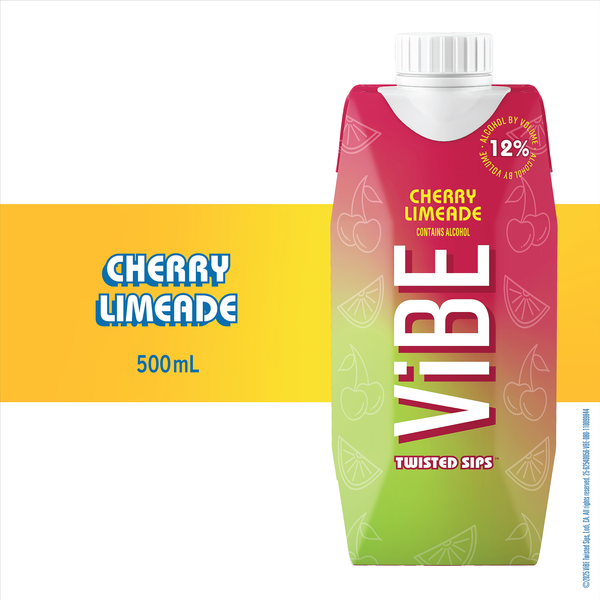 Vibe Twisted Sips Cherry Limeade Tetra | Hy-Vee Aisles Online