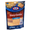 Kraft Finely Shredded Sharp Cheddar Cheese Made with 2% Milk