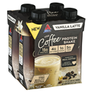 Atkins Vanilla Latte Iced Coffee Protein Shakes 4Pk