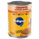 Pedigree Food For Dogs, With Chicken, Ground Dinner, Chopped
