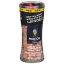 Morton Himalayan Pink Salt, Refillable Adjustable Grinder