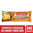 El Monterey Signature Burrito Chipotle Chicken, Egg, Chicken and Cheese Sauce