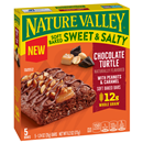 Nature Valley Sweet & Salty Soft Baked Bars, Chocolate Turtle, 5-1.24 oz