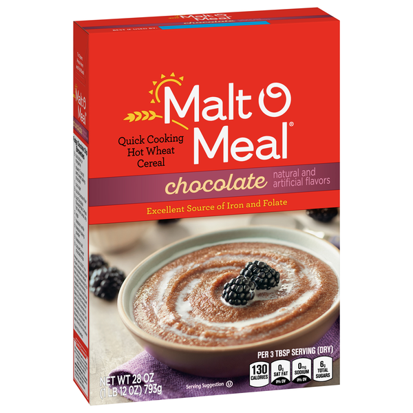 Malt O Meal CoCo Wheats 28 Ounce (Pack of 4) with By The Cup Cereal Bo