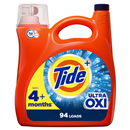 Tide Tide Ultra Oxi Liquid Laundry Detergent, 94 Loads, 146 Fl Oz