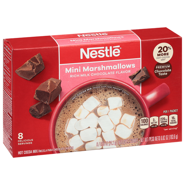 Kroger® Dutch Milk Chocolate Hot Cocoa with Mini Marshmallows, 8 ct - Kroger