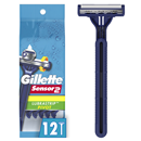Gillette Sensor2 Pivoting Head + Lubrastrip Men's Disposable Razors