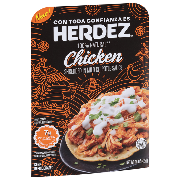【3点セット】 ドナチェーレ ブライトベース×2個、UVプロテクトミルク×1個 HERDEZ Chicken, Fully Cooked Shredded Chicken in Mild Chipotle