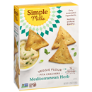 Simple Mills Pita Crackers, Veggie Flour, Mediterranean Herb