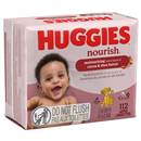 Huggies Nourish Scented Baby Wipes, 2 Pack