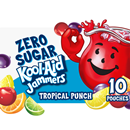 Kool Aid Jammers Zero Sugar Tropical Punch Pouches, 10Ct