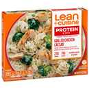 Lean Cuisine Frozen Meal Grilled Chicken Caesar, Protein Kick Microwave Meal, Microwave Grill Chicken Caesar Dinner, Frozen Dinner for One