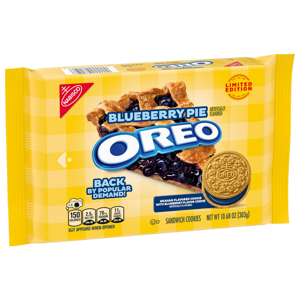 Oreo Blueberry Pie Sandwich Cookies, Limited Edition | Hy-Vee