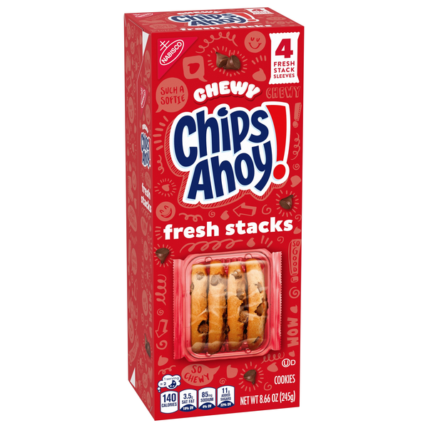 Chips Ahoy! Fresh Stacks Chewy Chocolate Chip Cookies, Travel