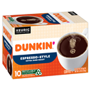 Dunkin Espresso-Style Extra Dark Roast, K-Cup Pods 10 Count