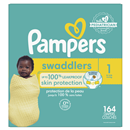 Pampers Pampers Swaddlers Diapers, Size 1, 164 Count