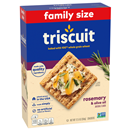 Triscuit Triscuit Rosemary & Olive Oil Whole Grain Wheat Crackers, Family Size, 12.5 Oz