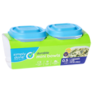 Simply Done Containers & Lids, Durable, Mini Bowls, 0.5Cup