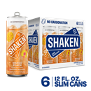Shaken Premium Malt Beverage, Mango Peach, 6Pk