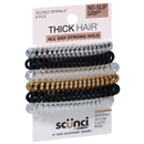 Scunci Spiral Silicone Ponytailers