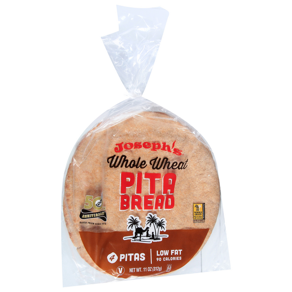 Joseph's Pita Bread, Whole Wheat | Hy-Vee Aisles Online