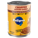 Pedigree Meaty Ground Dinner with Chunky Beef Bacon & Cheese