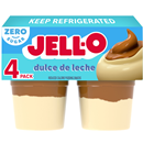 Jell-O Sugar Free Dulce de Leche Reduced Calorie Pudding Snacks 4Ct