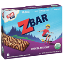 CLIF Kid ZBAR Organic Chocolate Chip 6-1.27 oz Bars