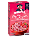 Quaker Fruit Fusion Instant Oatmeal, Raspberry Strawberry 6-1.41 oz