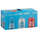 Long Drink Crisp Sodas, Variety Pack, 8Pk