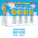 High Noon Day Pack Vodka Hard Seltzer, 8Pk