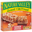 Nature Valley Cashew Sweet & Salty Nut Granola Bars 6-1.2 oz Bars