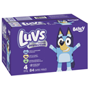 Luvs Diapers, Bluey, 4 (22-37 Lb)