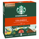 Starbucks Colombia Single-Origin for Nespresso Vertuo Ground Coffee Capsules 8Ct